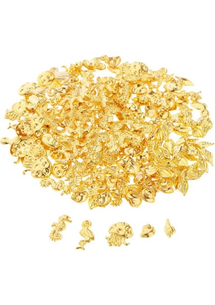 Lot 200X Alaşımlı Metal Dolgu Epoksi Reçine Dolum Takı D (Yurt Dışından)
