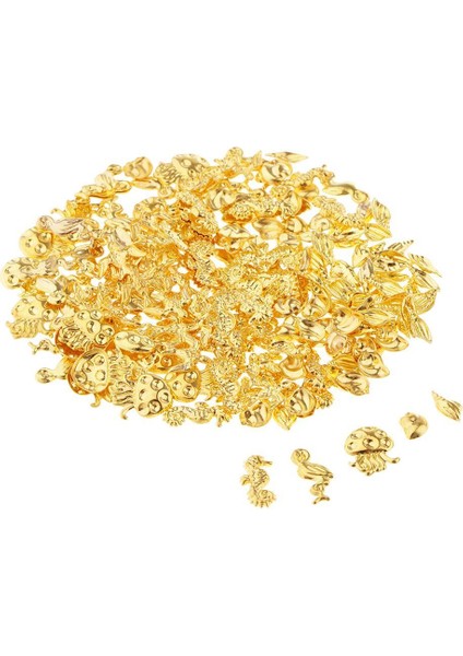 Lot 200X Alaşımlı Metal Dolgu Epoksi Reçine Dolum Takı D (Yurt Dışından)