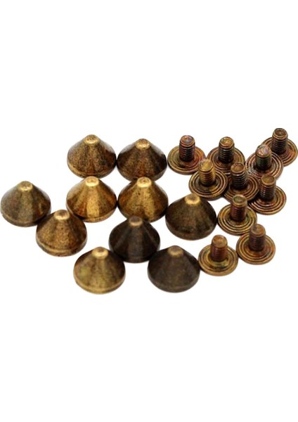 10 Punk Dekoratif Perçinler Perçinler Vida Perçinler Sivri Perçinler Dıy (Yurt Dışından) fırsatları