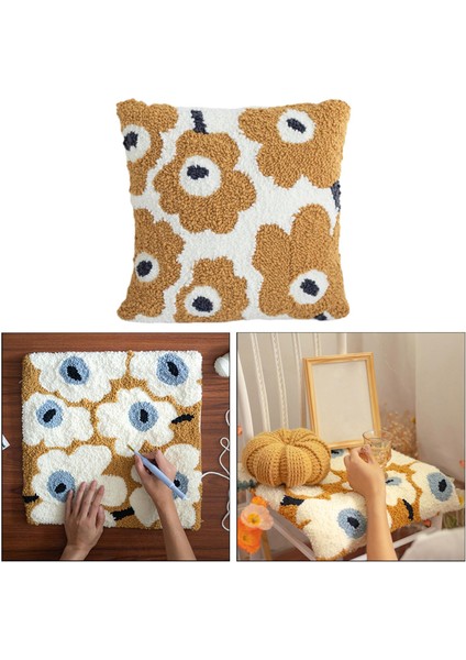 Çemberli Iılıfı Setleri Dıy Ik Örtüsü Iğne Sanatları Sarı Çiçek (Yurt Dışından) indirimleri