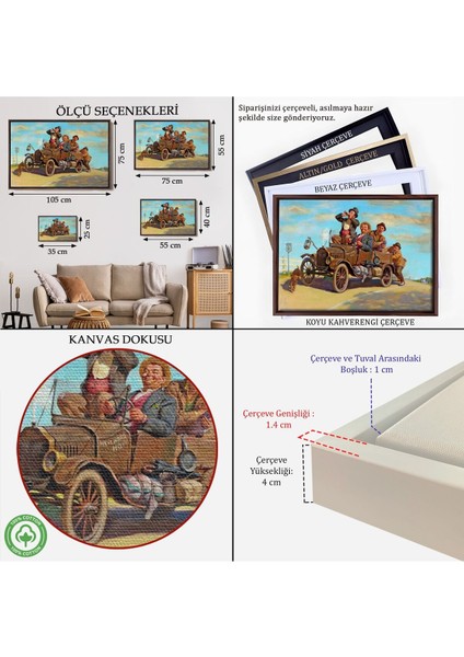 Çerçeveli Westward Ho Brothers Iı TABLOSU-6630 indirimleri