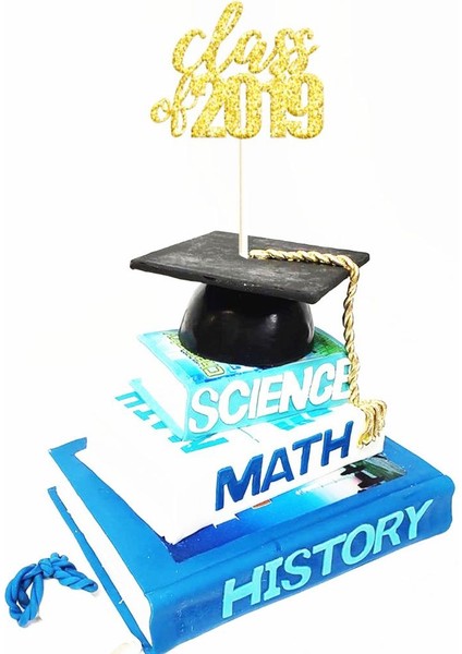 20 2019 Kek Toppers Kek Seçtikleri Mezuniyet Için Centerpiece Süslemeleri Altın (Yurt Dışından)