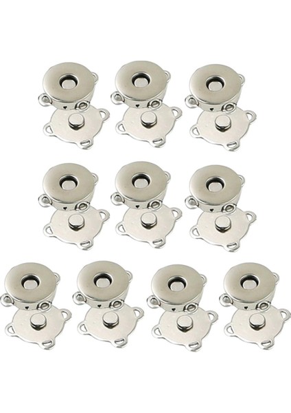 10SET Snap Telek Sabit Sabit Cüzdan Çanta Çanta Zanaat Düğmesi 14MM (Yurt Dışından)