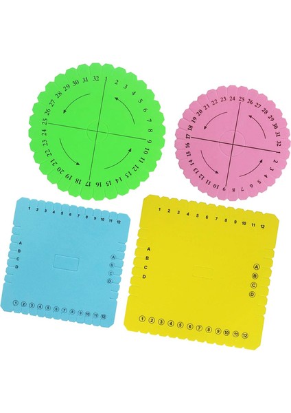 Disk 4 /takım Kare Yuvarlak Bilezik Kolye Takı Için (Yurt Dışından) fiyatları