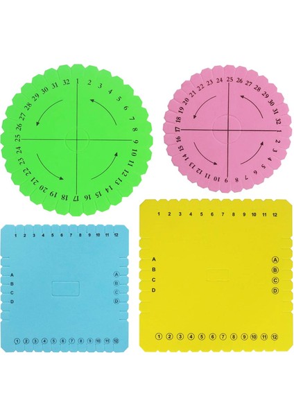 Disk 4 /takım Kare Yuvarlak Bilezik Kolye Takı Için (Yurt Dışından) fırsatları