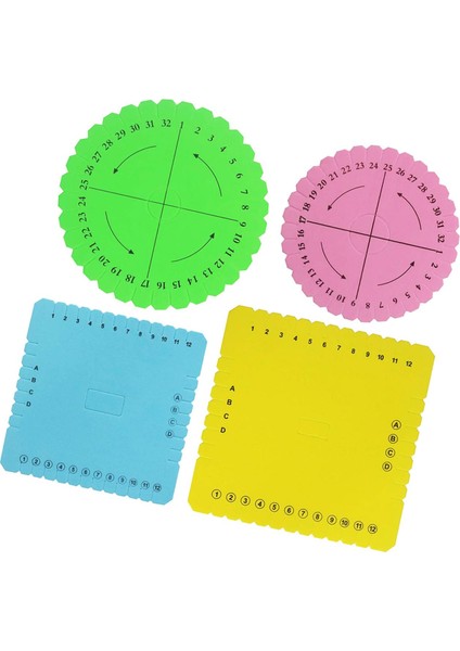 Disk 4 /takım Kare Yuvarlak Bilezik Kolye Takı Için (Yurt Dışından) indirimleri