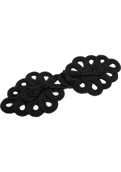 Çin Düğüm Kurbağa Düğmesi Moda El Yapımı Düğme Tang Takım Elbise Eşarp Hanfu Siyah (Yurt Dışından) modelleri