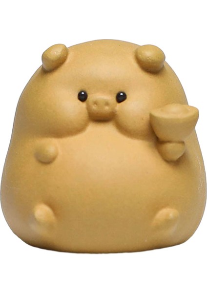 Kitaplık Ev Oturma Odası Sarı Için Figürleri Domuz Figürleri (Yurt Dışından)