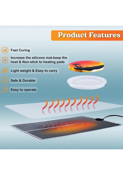 Silikon Mat Epoksi Reçine Kurutucu Mat Reçine Malzemeleri ile Reçine Isıtma (Yurt Dışından) fiyatları