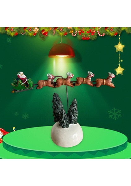 Uzakta Uçan Kı Animasyonlu Noel Ü Heykeli (Yurt Dışından) modelleri