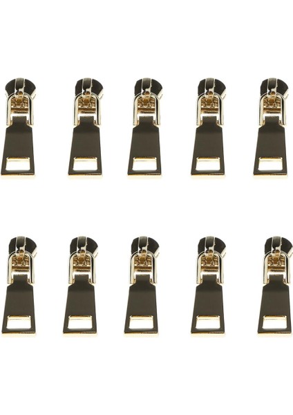 10 #5 Fermuar Irıcılar Zip Fermuar Dikmek Altın (Yurt Dışından)