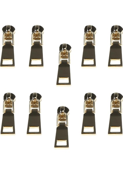 10 #5 Fermuar Irıcılar Zip Fermuar Dikmek Altın (Yurt Dışından)