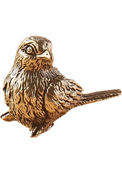 Pirinç Serçesi Süsleme El Işi Çay Pet Serçe Heykeli Apartman Kitaplık (Yurt Dışından) fiyatları