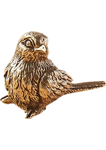 Pirinç Serçesi Süsleme El Işi Çay Pet Serçe Heykeli Apartman Kitaplık (Yurt Dışından) fırsatları