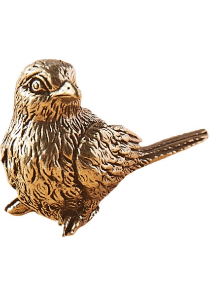 Pirinç Serçesi Süsleme El Işi Çay Pet Serçe Heykeli Apartman Kitaplık (Yurt Dışından) indirimleri