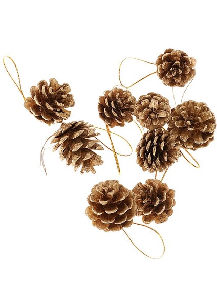 Noel Için 9x Asılı Dizeler Centerpieces (Yurt Dışından)