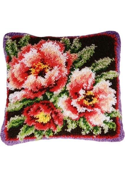 Çiçek Mandal Setleri Iılıfı Minder Örtüsü, Polyester Elyaf Çiçek 4 (Yurt Dışından)