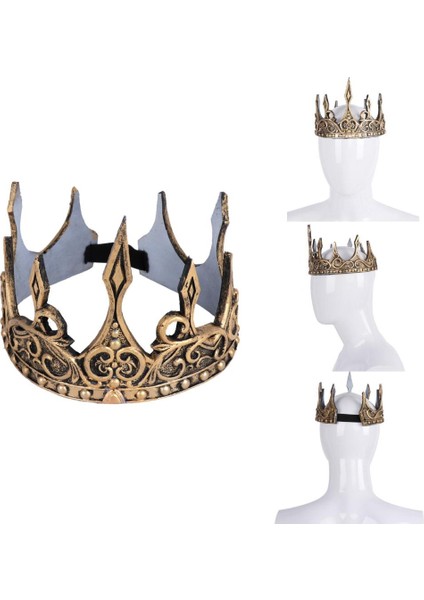 Erkekler I Tacı Parti Süslemeleri Cosplay Tacı Pu Softcrown (Yurt Dışından)