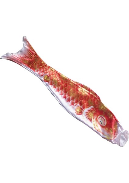 Koi Windsock Kırmızı Naylon Uçurtma Japon Bayrağı Dekorasyon 110 cm (Yurt Dışından)