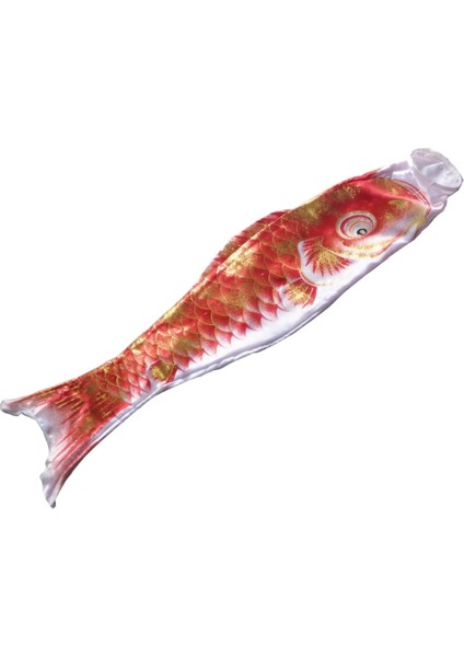 Koi Windsock Kırmızı Naylon Uçurtma Japon Bayrağı Dekorasyon 110 cm (Yurt Dışından)