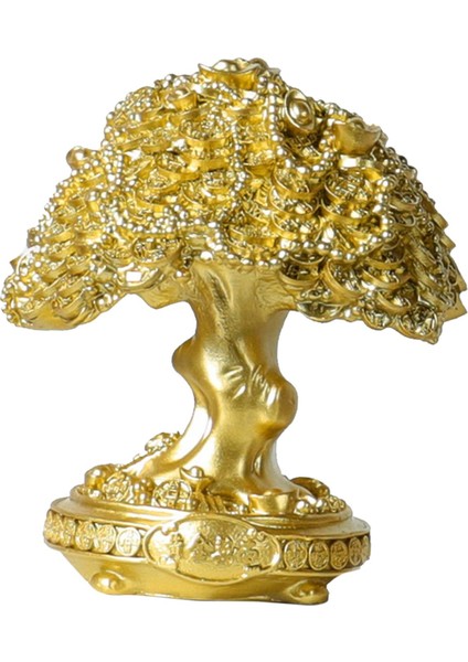 Çin Reçine Para Ağı Heykeli Feng Shui Dekor Başucu Boyutu L (Yurt Dışından) modelleri