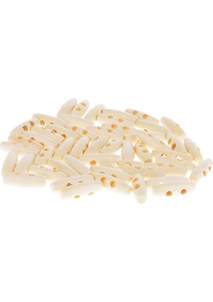 50 Ahşap Düğme Geçiş 2 Ş Scrapbooking Dıy (Yurt Dışından)