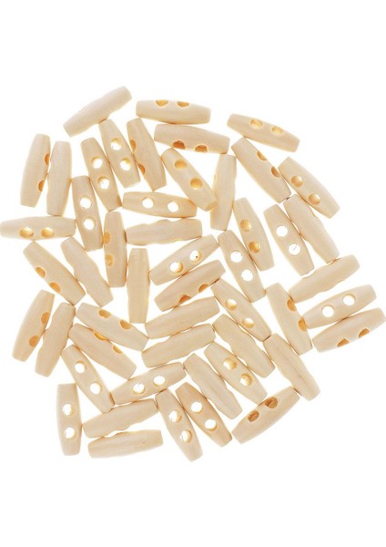 50 Ahşap Düğme Geçiş 2 Ş Scrapbooking Dıy (Yurt Dışından) modelleri