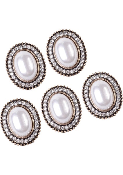 Dıy El Sanatları Süs D Için 5 Rhinestone Düğ Bezemeler Flatback (Yurt Dışından) indirimleri