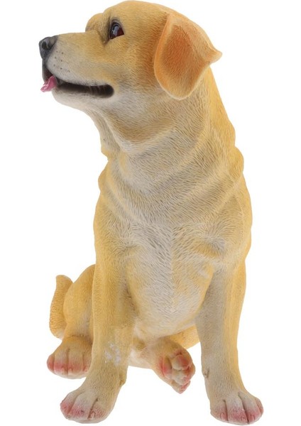 Labrador Figürleri Heykelleri Mini Reçine Zanaat Minyatür (Yurt Dışından)