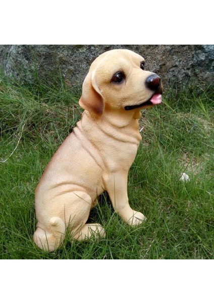 Labrador Figürleri Heykelleri Mini Reçine Zanaat Minyatür (Yurt Dışından)