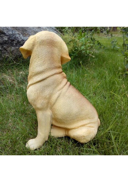 Labrador Figürleri Heykelleri Mini Reçine Zanaat Minyatür (Yurt Dışından)
