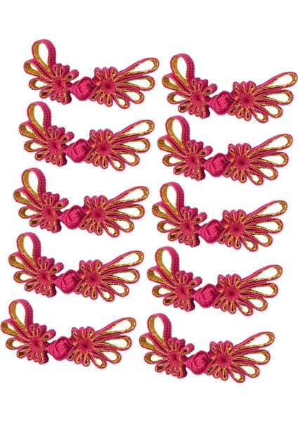 I Için 10 Vintage Düğğlantı Elemanları Kırmızı (Yurt Dışından)