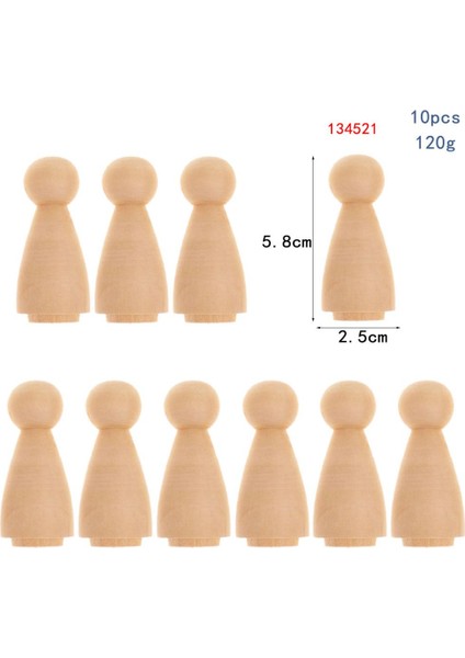 10X Ahşap Peg Şekil Ğı Meşe Palamudu Düğün Dekor Kek Toppers Dıy Oyuncaklar 04 (Yurt Dışından) indirimleri