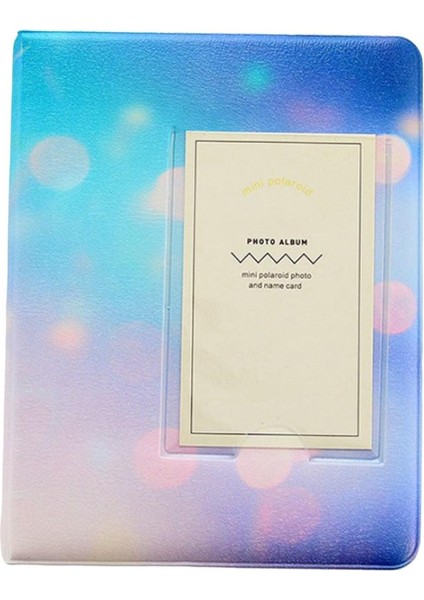64POCKET Fotoğraf Albümü Mini 8 9 7s 90 Film Mavi (Yurt Dışından)