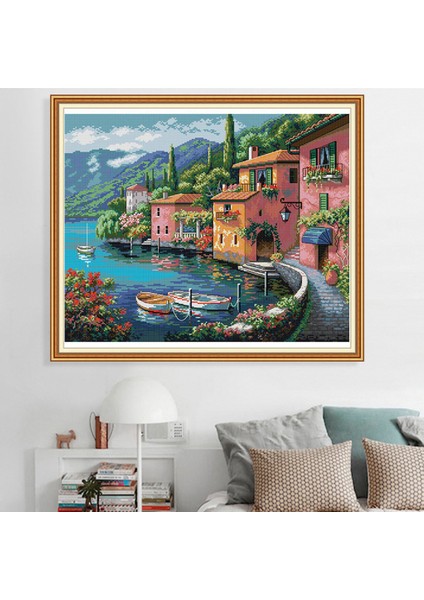 Damgalı Set Iğne Işi 11CT Nakış Ş Evi, 26X 22IN (Yurt Dışından) fiyatları