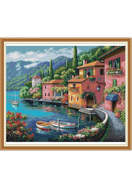 Damgalı Set Iğne Işi 11CT Nakış Ş Evi, 26X 22IN (Yurt Dışından) modelleri