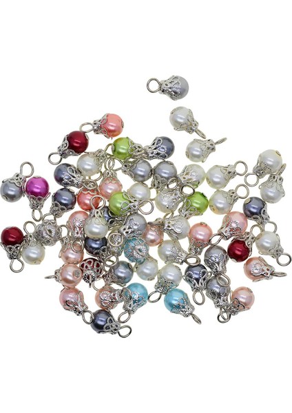 50 Çiçek Renkleri Charm Kolye Süsleme Için 50 Çiçek Kolye (Yurt Dışından)