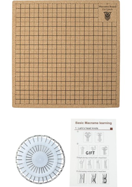 30 Makrome Pimler Engelleme Panosu Dayanıklı Makrome Panosu 30CM (Yurt Dışından)