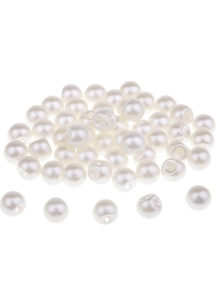 50 Yuvarlak Inci Ş Düğmeleri Aksesuarları 10MM (Yurt Dışından) fiyatları