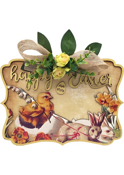 Paskalya Tavşanı Kapı Iş Paskalya Dekoru Dekoru Fırı Penceresi C Için (Yurt Dışından)