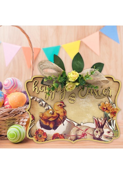 Paskalya Tavşanı Kapı Iş Paskalya Dekoru Dekoru Fırı Penceresi C Için (Yurt Dışından) fırsatları