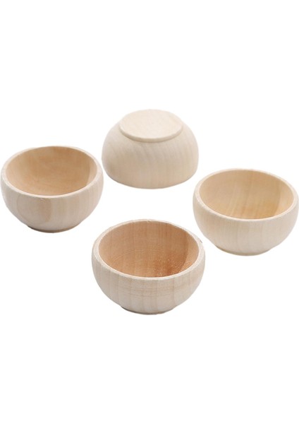 4 Ahşap El Sanatları Kase Çizim El Sanatları Dekoratif Boyama Boyasız Kaseler (Yurt Dışından) fiyatları