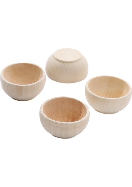 4 Ahşap El Sanatları Kase Çizim El Sanatları Dekoratif Boyama Boyasız Kaseler (Yurt Dışından) fırsatları