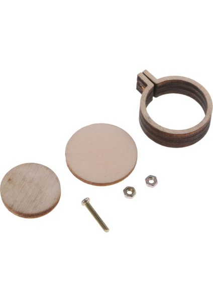 Ahşap Çapraz Ş Çember Çerçeveleri Kullanışlı Kolye Yapımı Malzemeleri 20MM 2cm (Yurt Dışından)