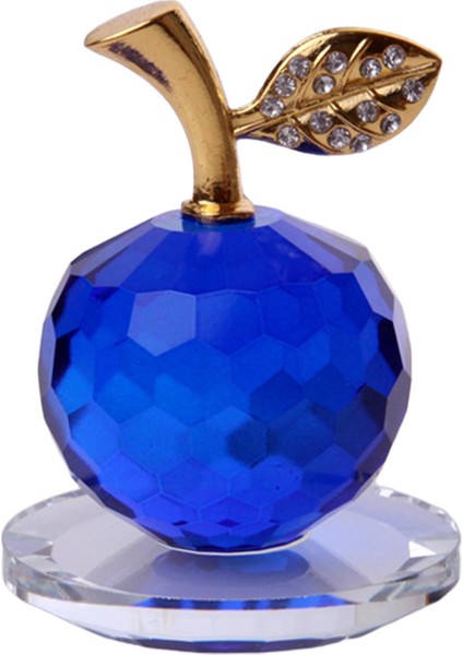 Hediyeler Için Kristal Kağıt Ağıığı Koleksiyonluk Figü Ev 5cm Mavi (Yurt Dışından)
