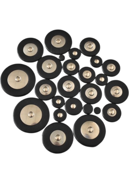 25PCS Saksafon Pu Deri Pedler Profesyonel Saksafon Pu Deri Pedler Oyuncular (Yurt Dışından)