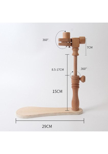 Nakış Çerçevesi Rafı 360 Derece Dönme Tutucu Çapraz Dikiş Basic Style Için Döner (Yurt Dışından) fiyatları