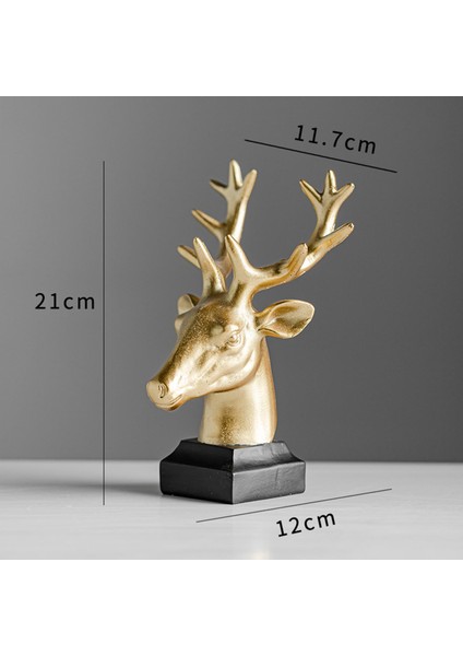 Yaratıcı Filler Heykelcik Dekorasyon Hayvan Dekorasyon 21CMX12CMX11.7CM Altın (Yurt Dışından) indirimleri