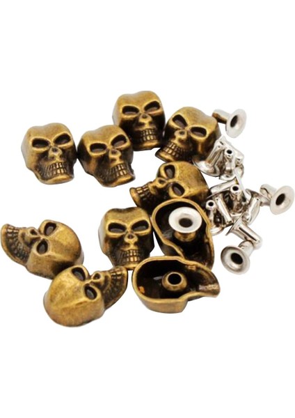 Moda Perçin Çiviler Düğ Çantalar Için 10'lu Çivili Perçinler (Yurt Dışından)