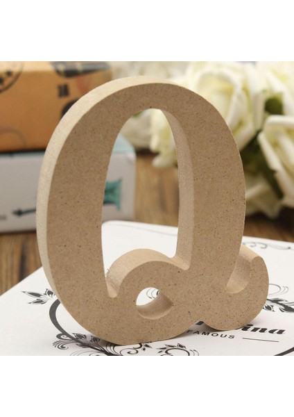 Ahşap , Harfler, Sayı Panoları, Süslemeleri, Dekoratif Q (Yurt Dışından) fırsatları